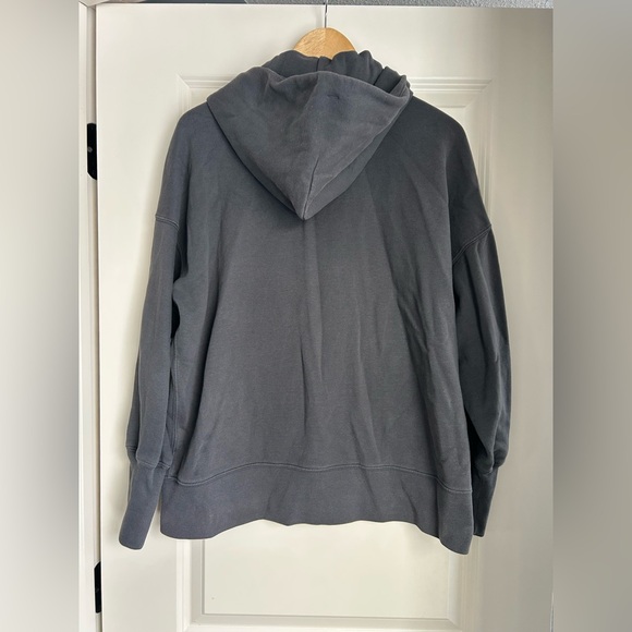 Abercrombie & Fitch Charcoal Zip-Up Hoodie - Picture 2 of 3
